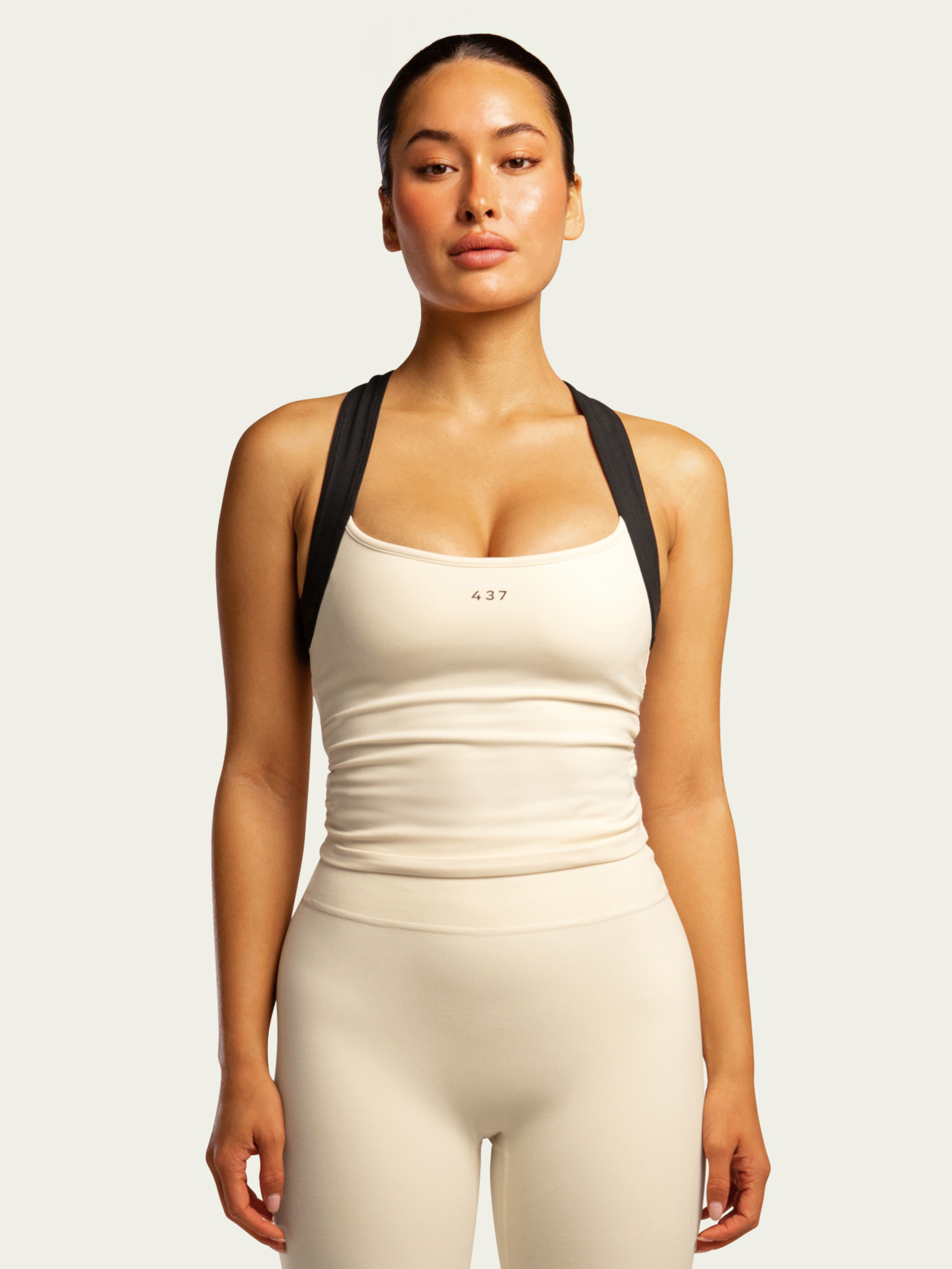 The Sculpt Tank / Cream-Black | 437