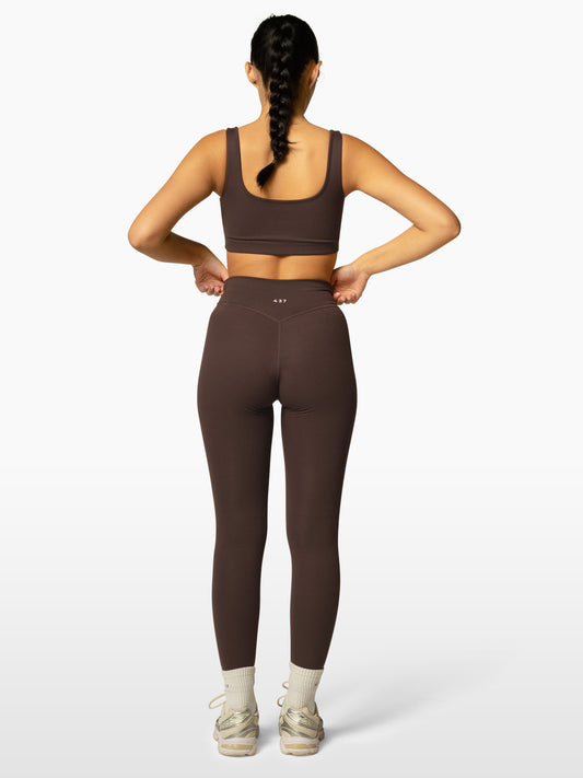 The V Legging / Espresso