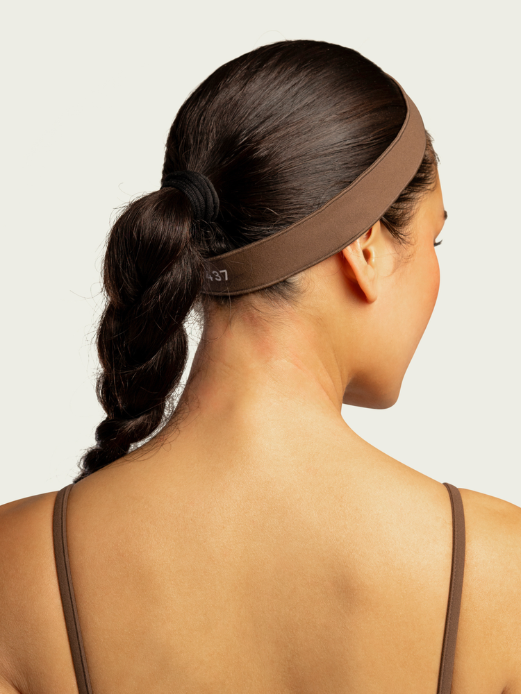 The Micro Headband / Teddy-Cream