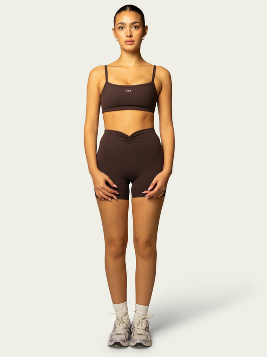 The Scrunch Short / Espresso