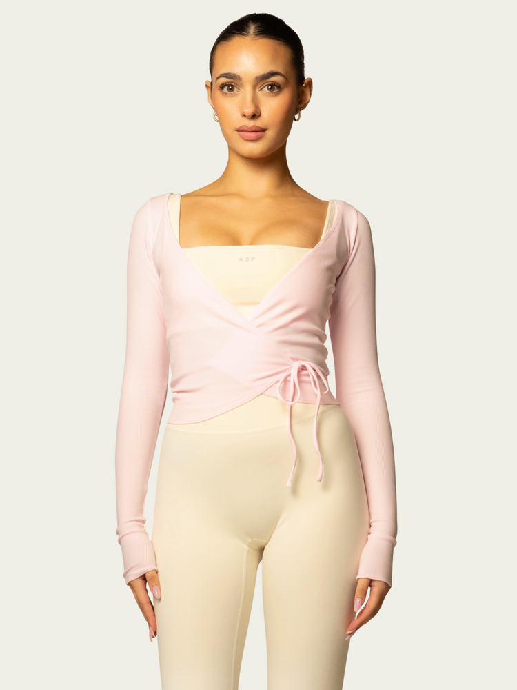 The Studio Wrap / Powder-Pink
