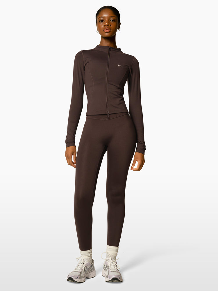 The V Legging / Espresso