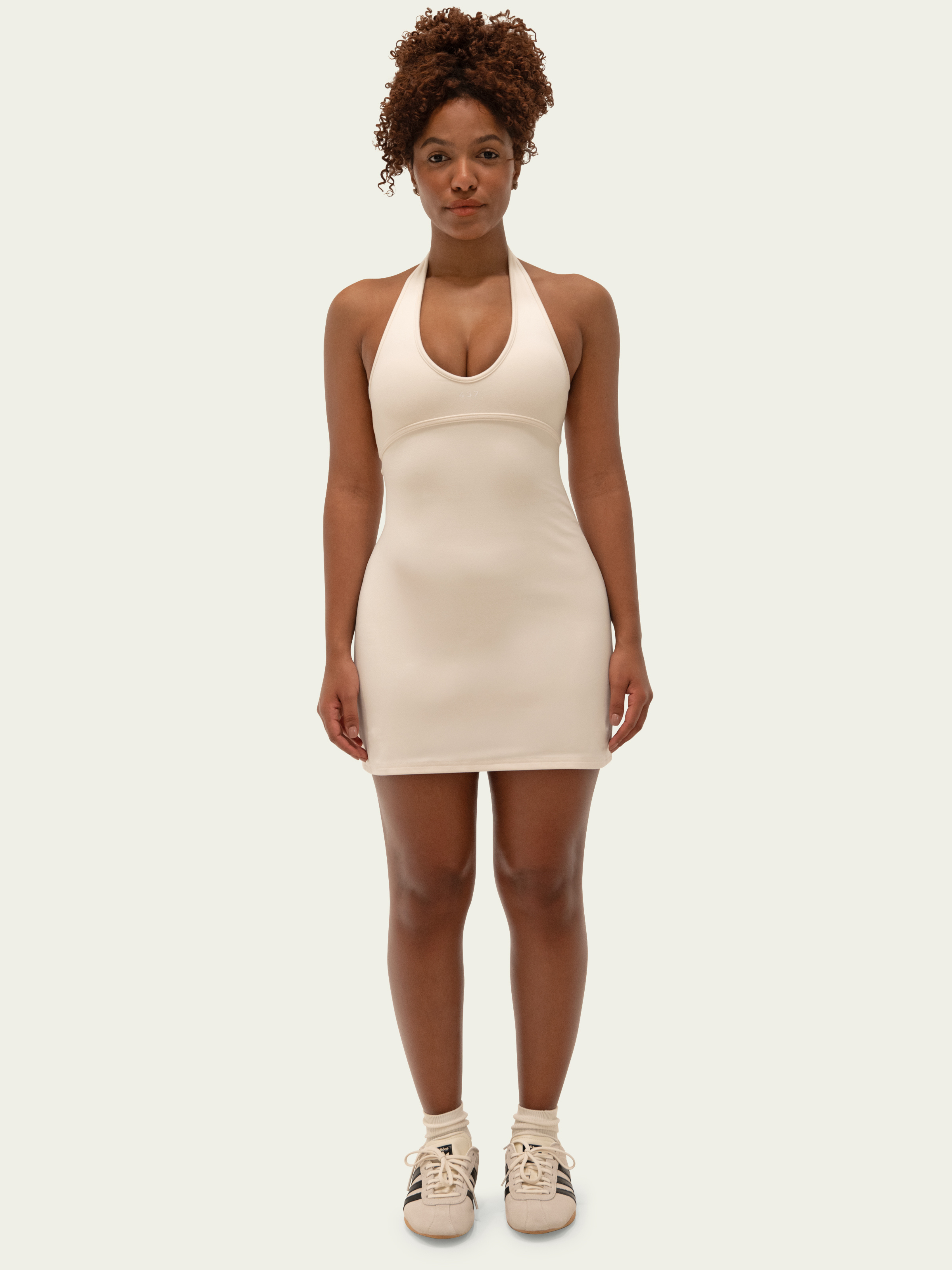 sachin and babi light blue dress Women's Solid Colored Sport Dress Halter Dress Side Pockets Elastic  Breathable Tennis Athletic Running Halter Collar Dress Black White Pink  Tennis Clothing 2026