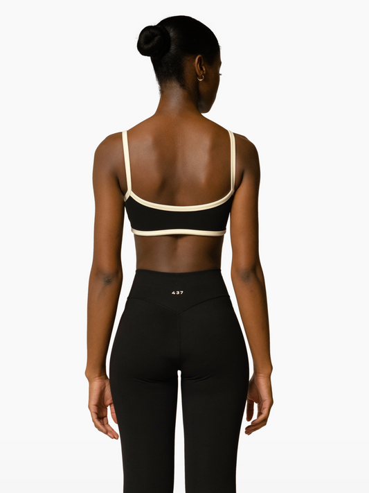 The Micro Bra / Black-Cream