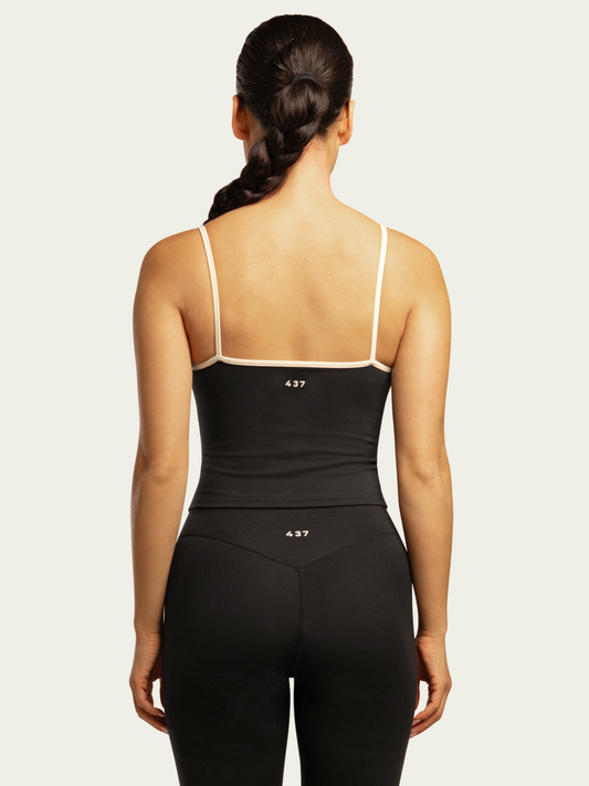 The Ballet Tank / Black-Cream