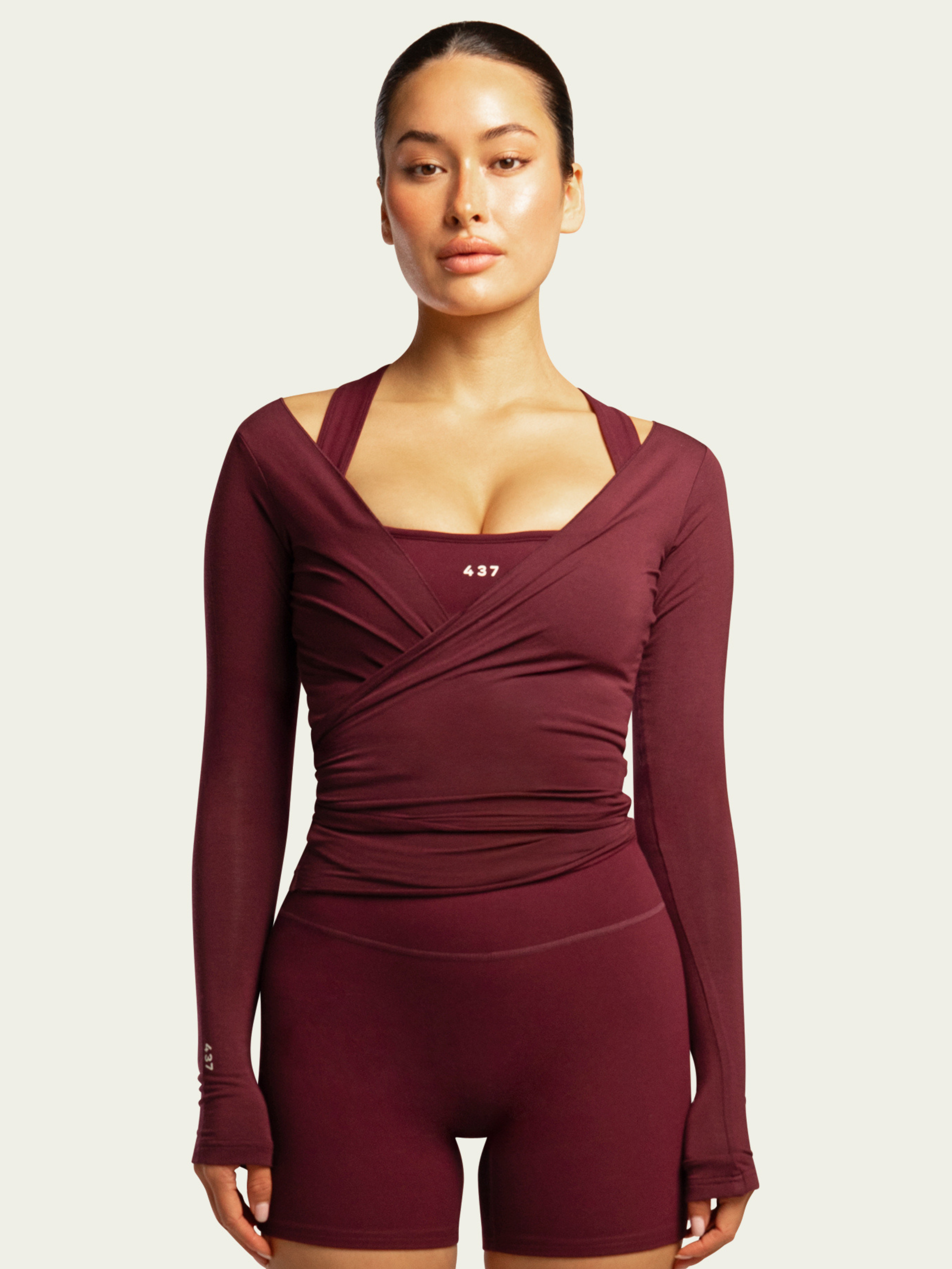 The Ballet Wrap / Black-Cherry | 437
