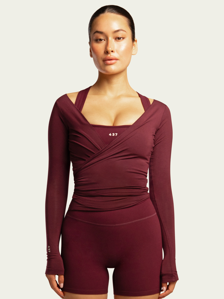 The Ballet Wrap / Black-Cherry