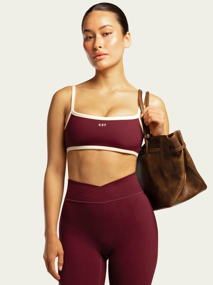 The Micro Bra / BlackCherry-Cream