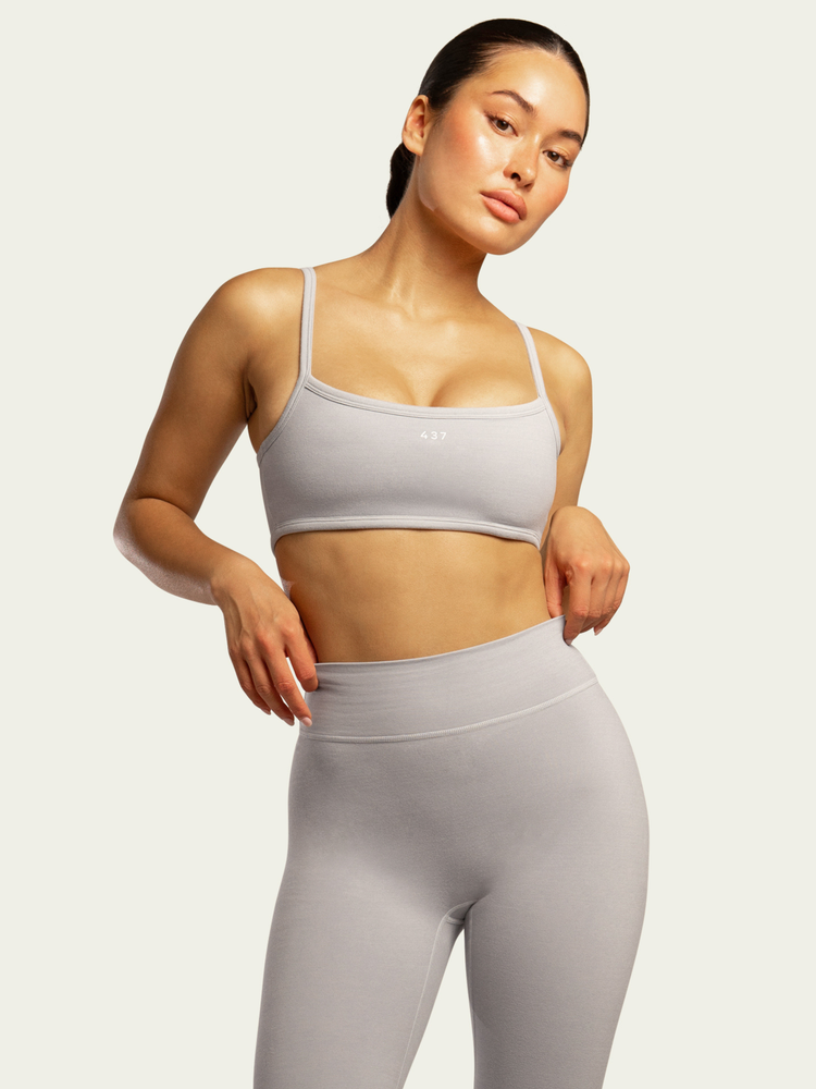 The Micro Bra / Heather-Grey