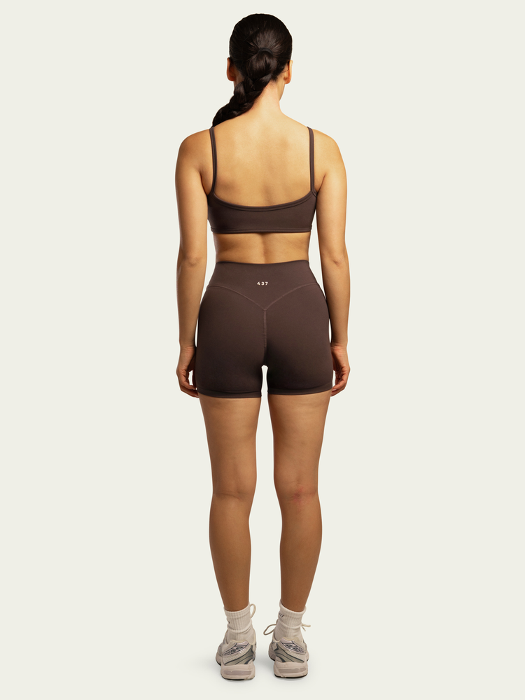 The Scrunch Short / Espresso