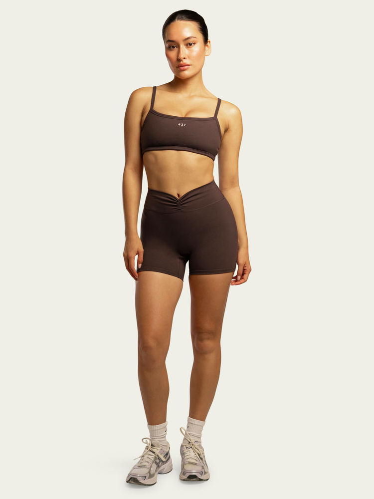 The Scrunch Short / Espresso