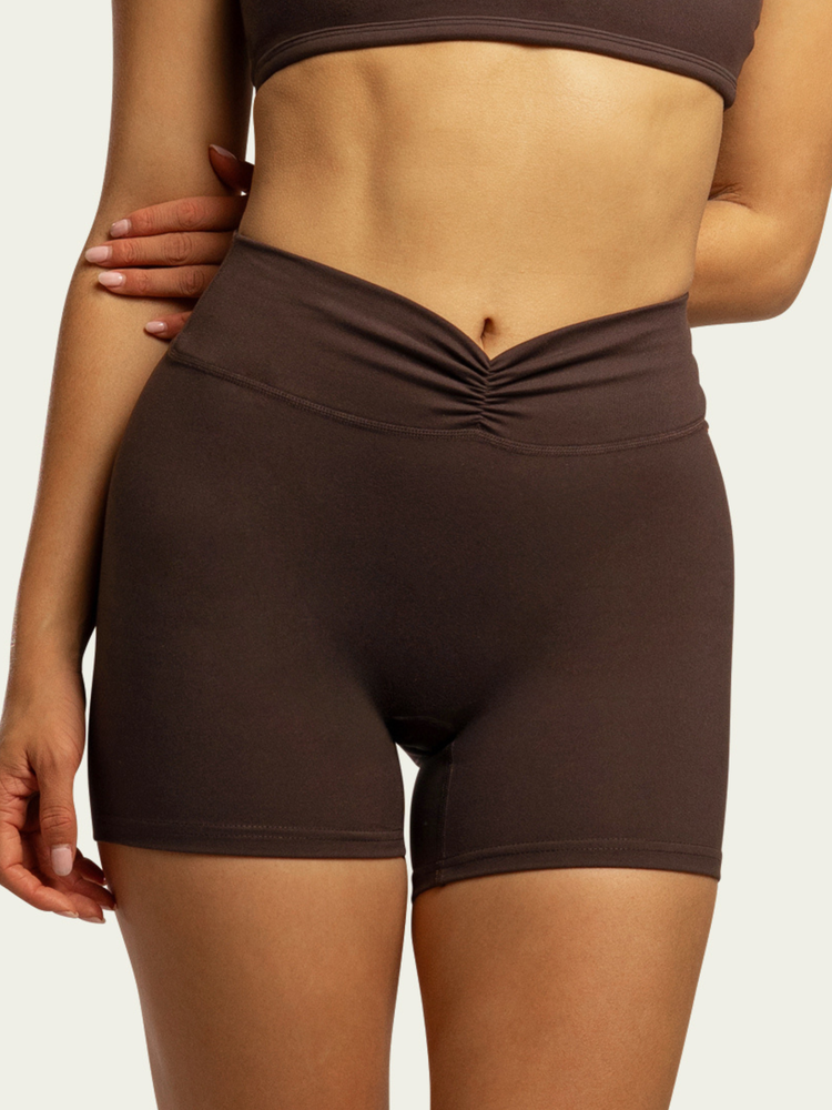 The Scrunch Short / Espresso