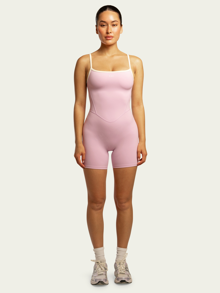 The Shorts Onesie / Parfait-Cream