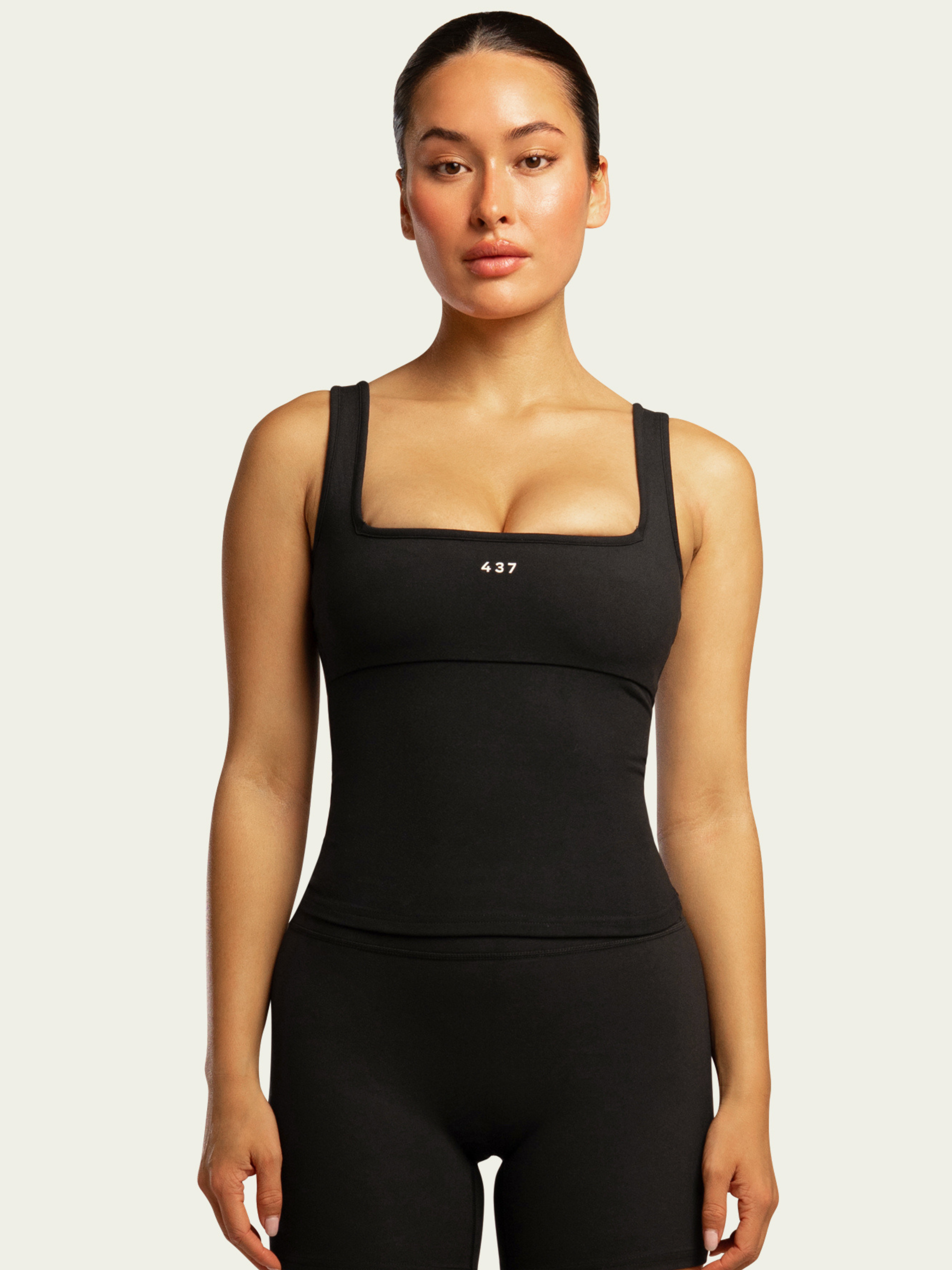 トップス SHISHIKUI SQUARE TANK / BLACK The Square Tank / Black | 437
