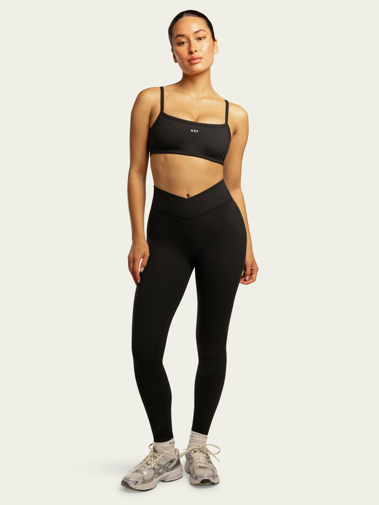 The V Legging / Black