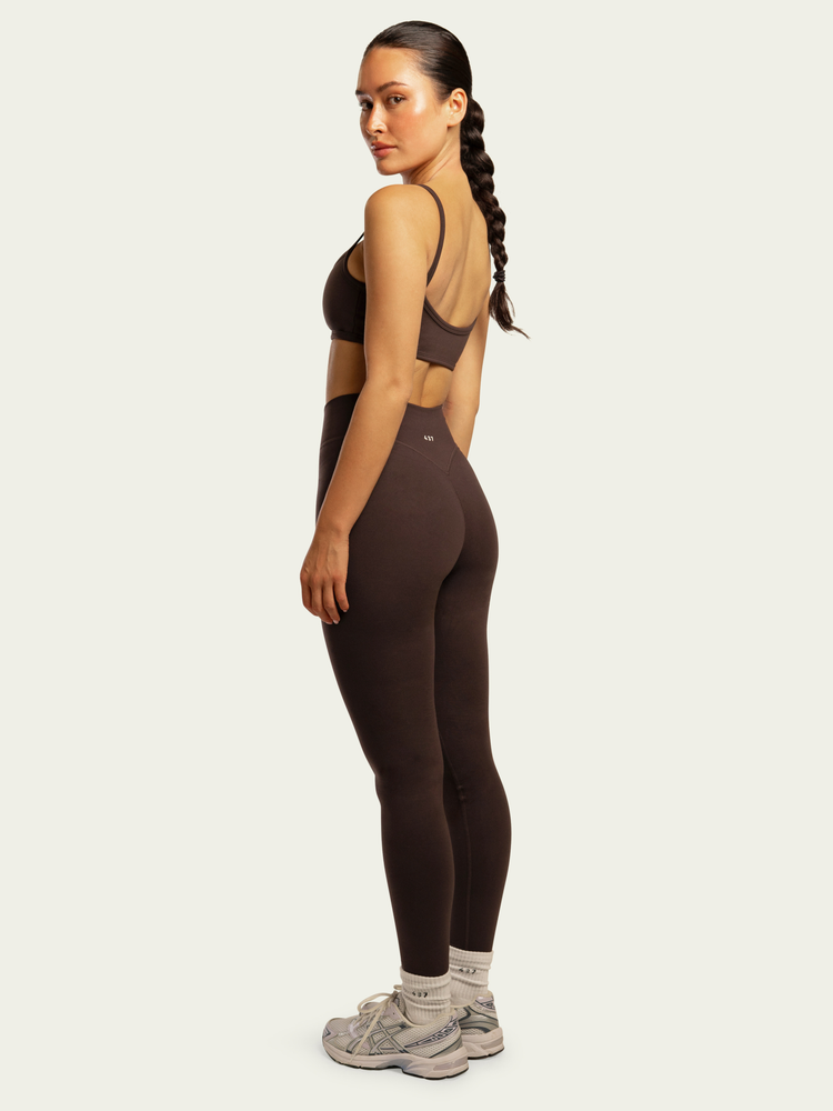 The V Legging / Espresso