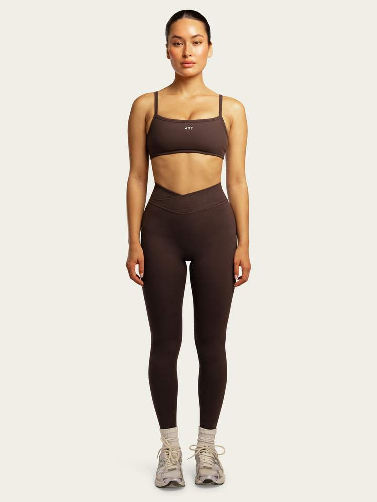 The V Legging / Espresso