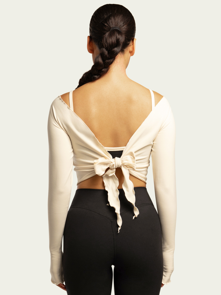 The Wrap Top / Cream