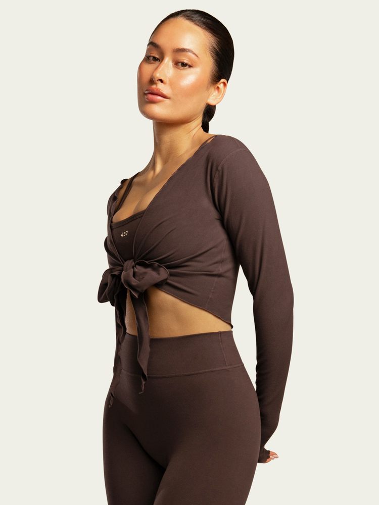 The Wrap Top / Espresso