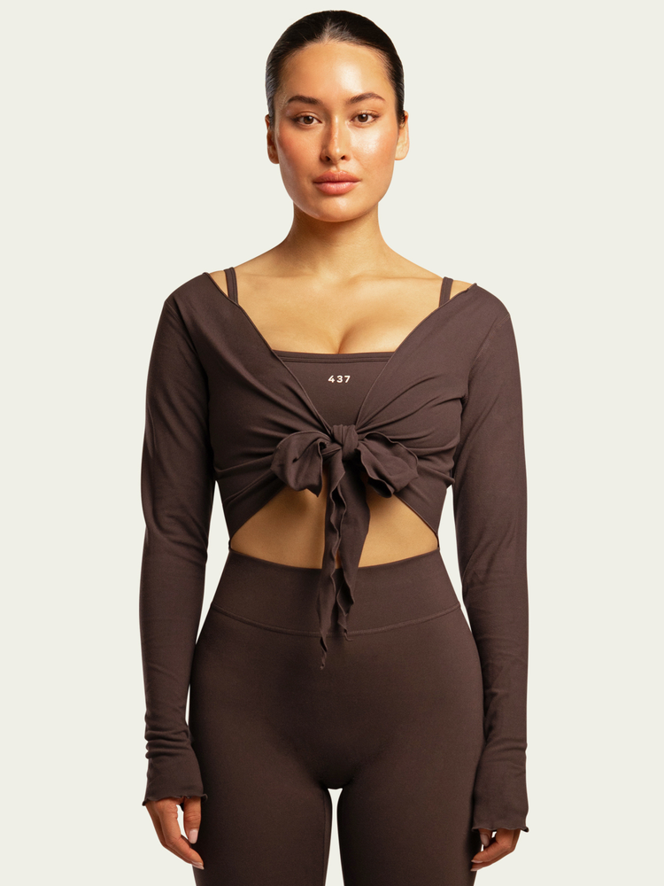 The Wrap Top / Espresso