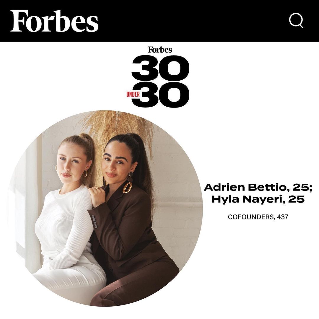FORBES 30 UNDER 30: 437