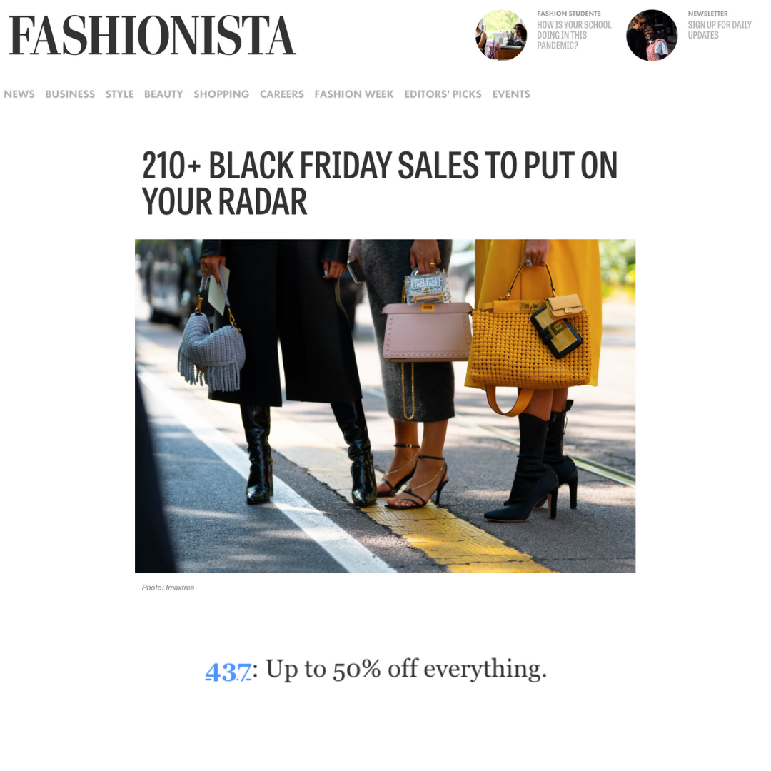 FASHIONISTA: Black Friday sales to put on your radar