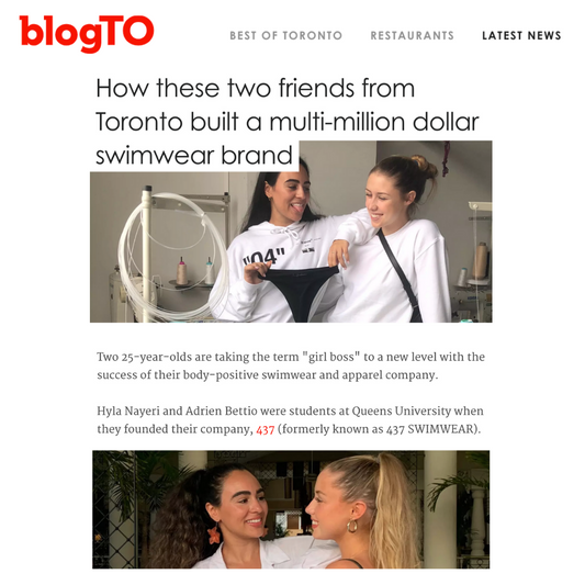 BLOGTO: How these two friends from Toronto built a multi-million dollar brand