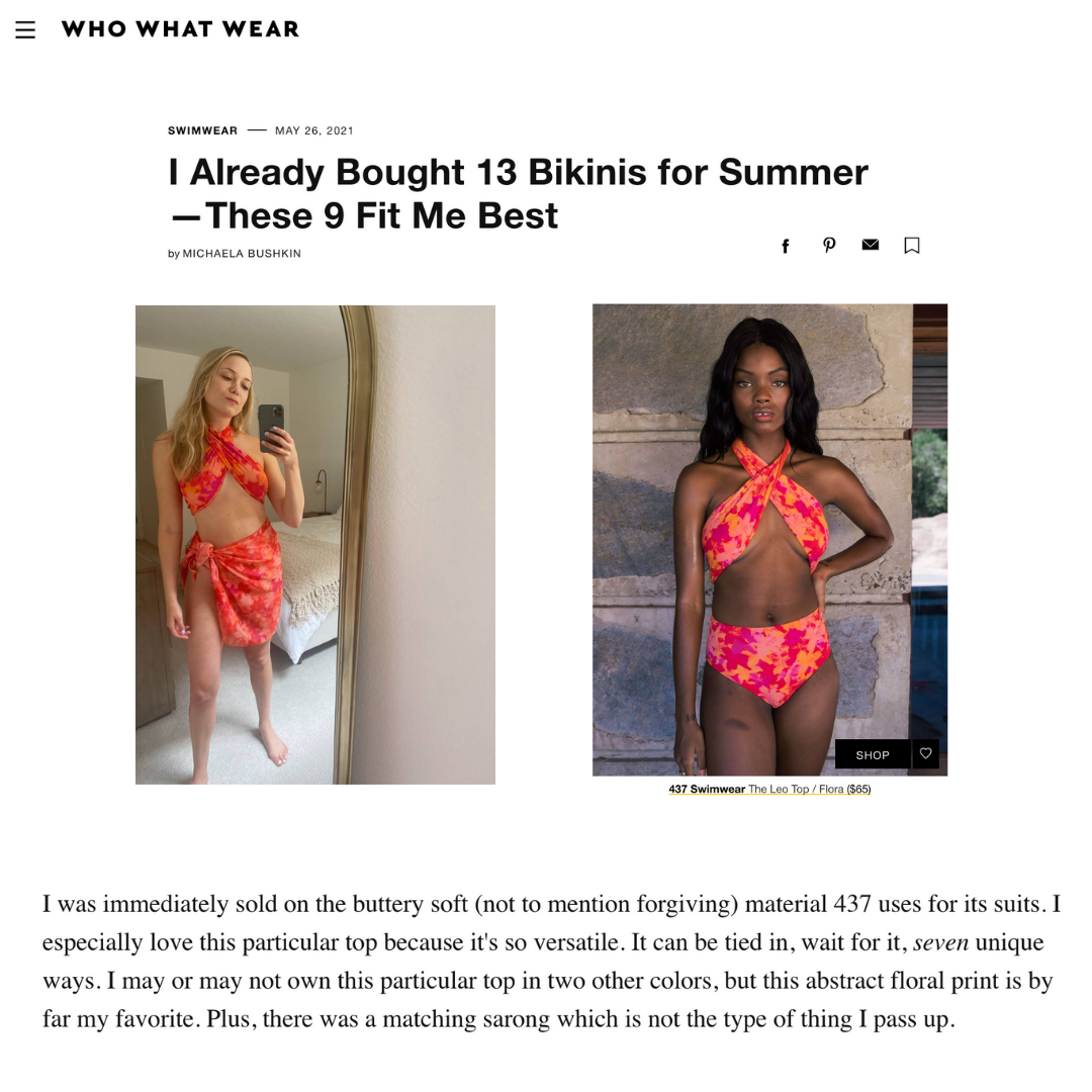 WHO WHAT WEAR: I bought 13 bikinis for summer