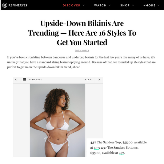Best String Swimsuit Tops For Upside Down Bikini Trend
