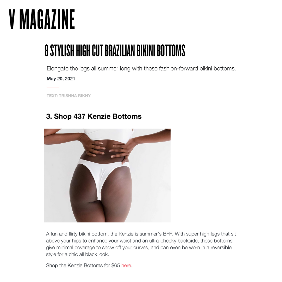V MAGAZINE: 8 stylish high cut Brazilian bikini bottoms