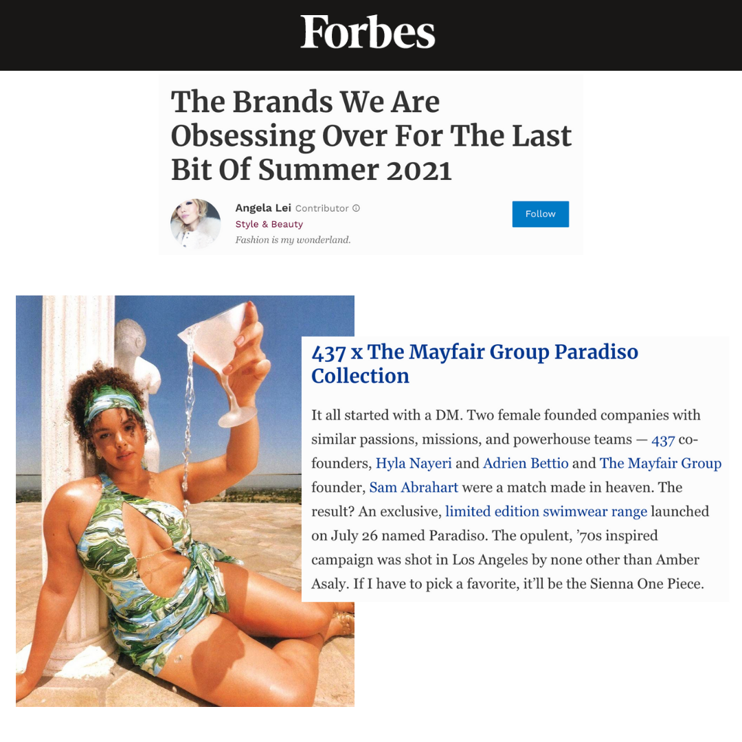 FORBES: The brands we are obsessing over