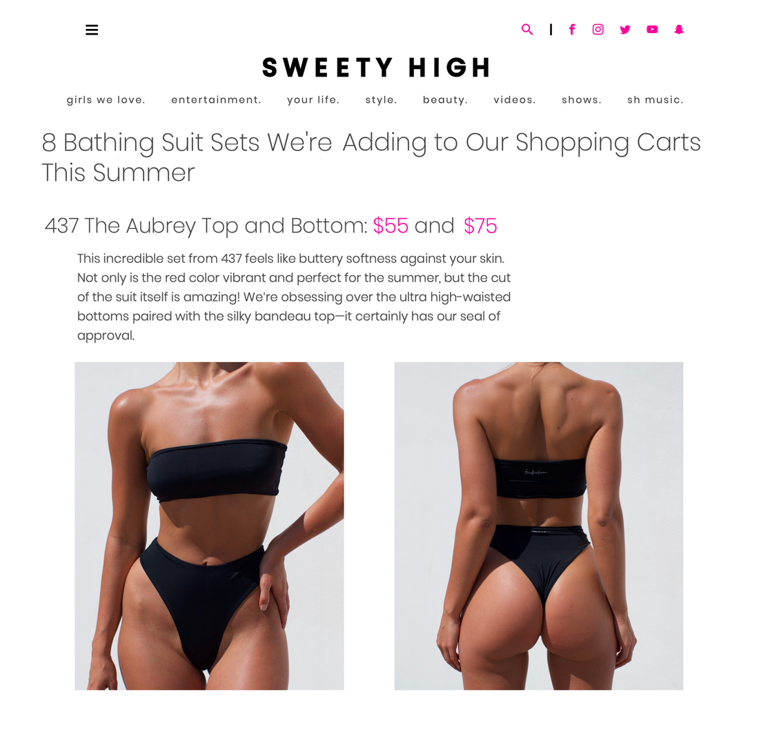 SWEETY HIGH: 8 bathing suits we're shopping this summer