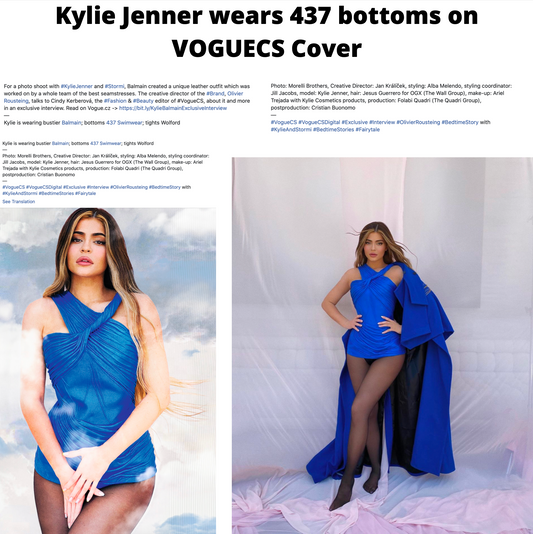 Kylie Jenner wears 437 Bottoms in VOGUE CS Cover
