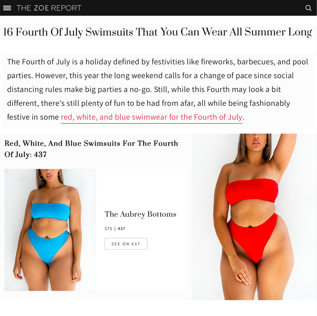 437 Fourth Of July Swimsuits That You Can Wear All Summer Long
