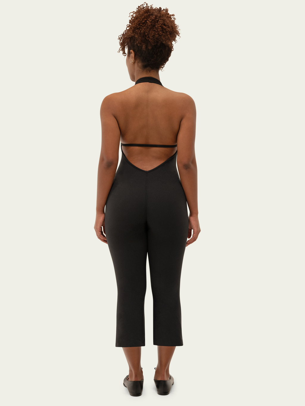 The Halter Onesie / Black