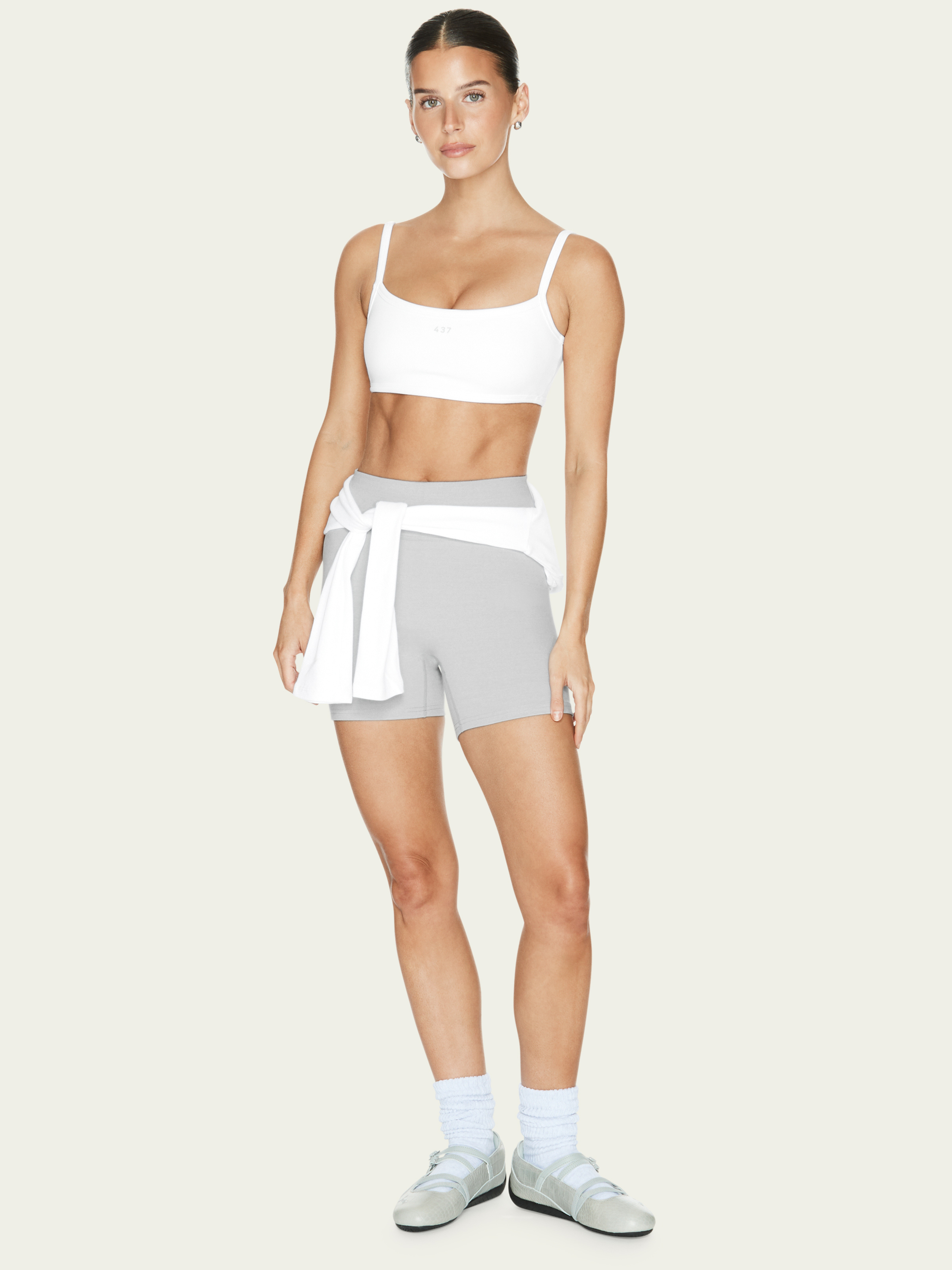 The Micro Bra White