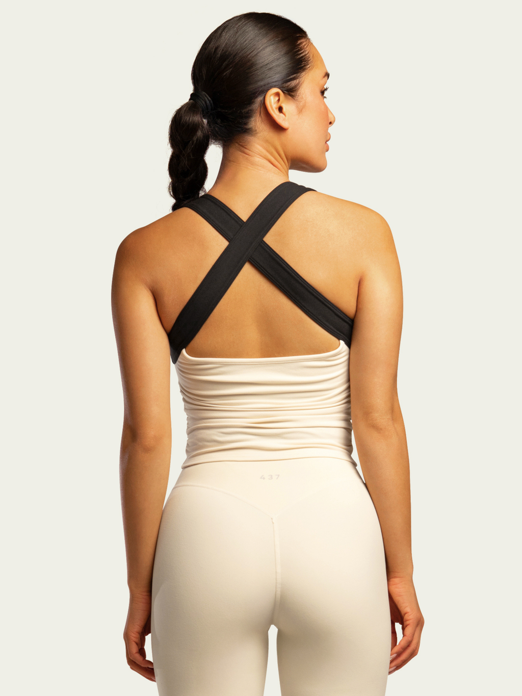 The Sculpt Tank / Cream-Black