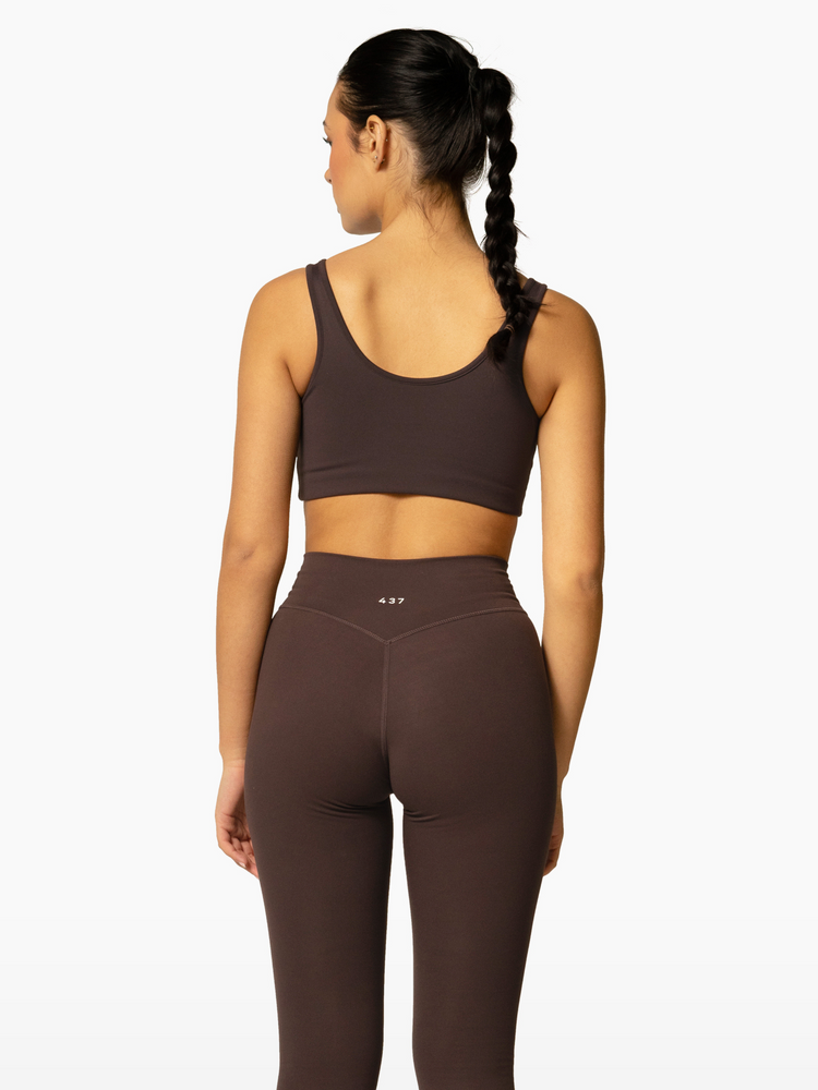 The Scoop Neck Bra / Espresso