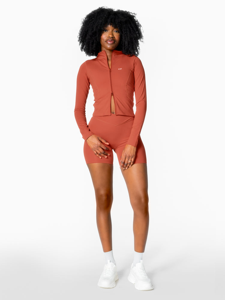 The Curve Jacket / Chili