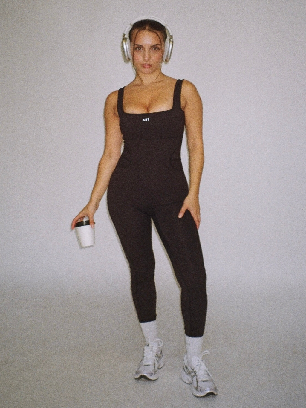 The Curve Onesie / Black