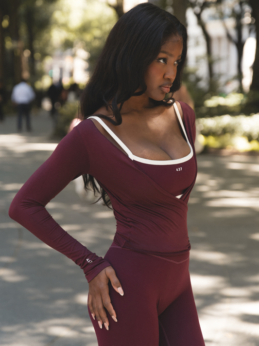 The Ballet Wrap / Black-Cherry