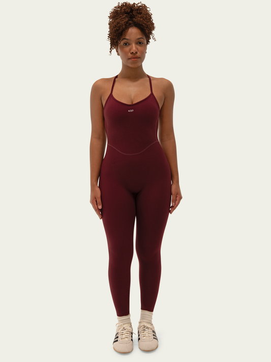 The Bare Onesie / Black-Cherry