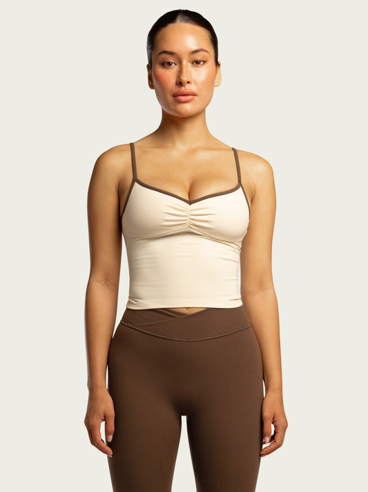The Ballet Tank / Cream-Teddy