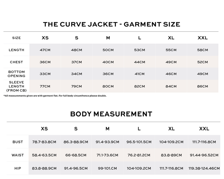 The Curve Jacket / Parfait | 437