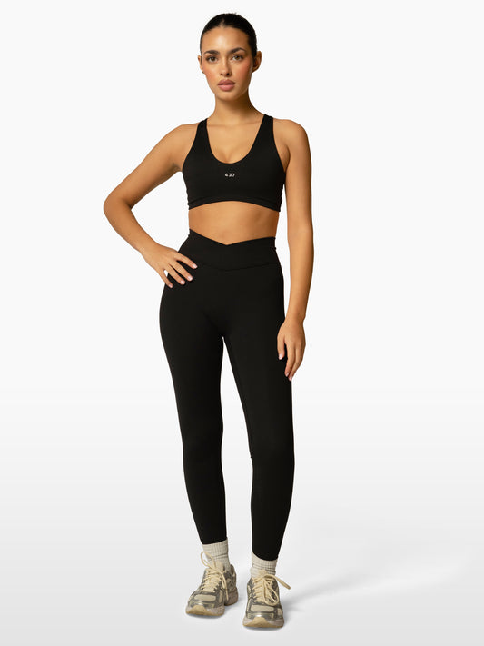 The V Legging / Black