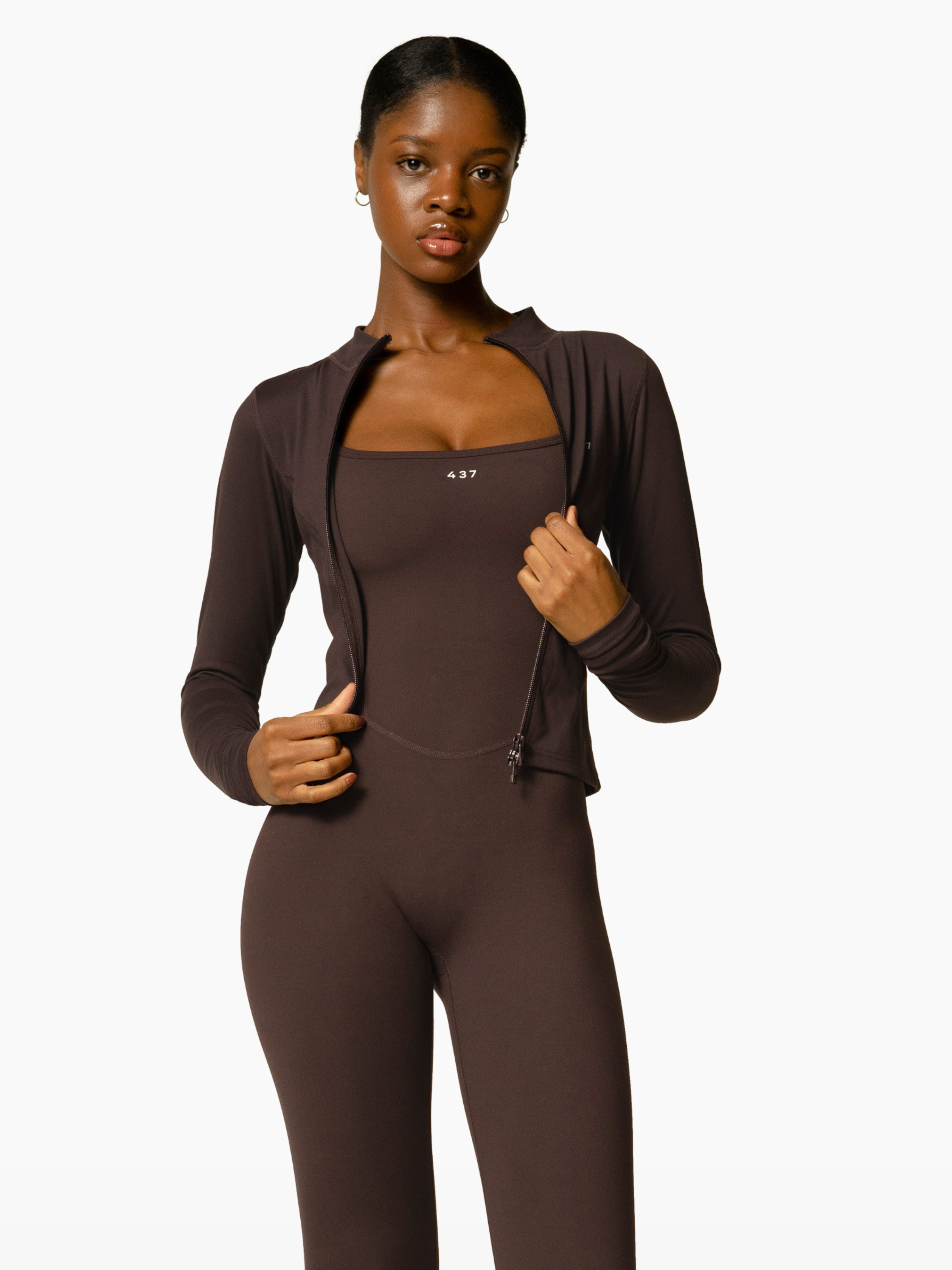 The Curve Jacket / Espresso