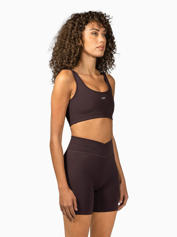 The Scoop Neck Bra / Espresso