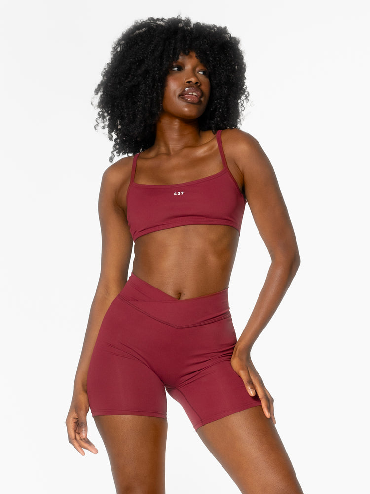 The Micro Bra / Mahogany