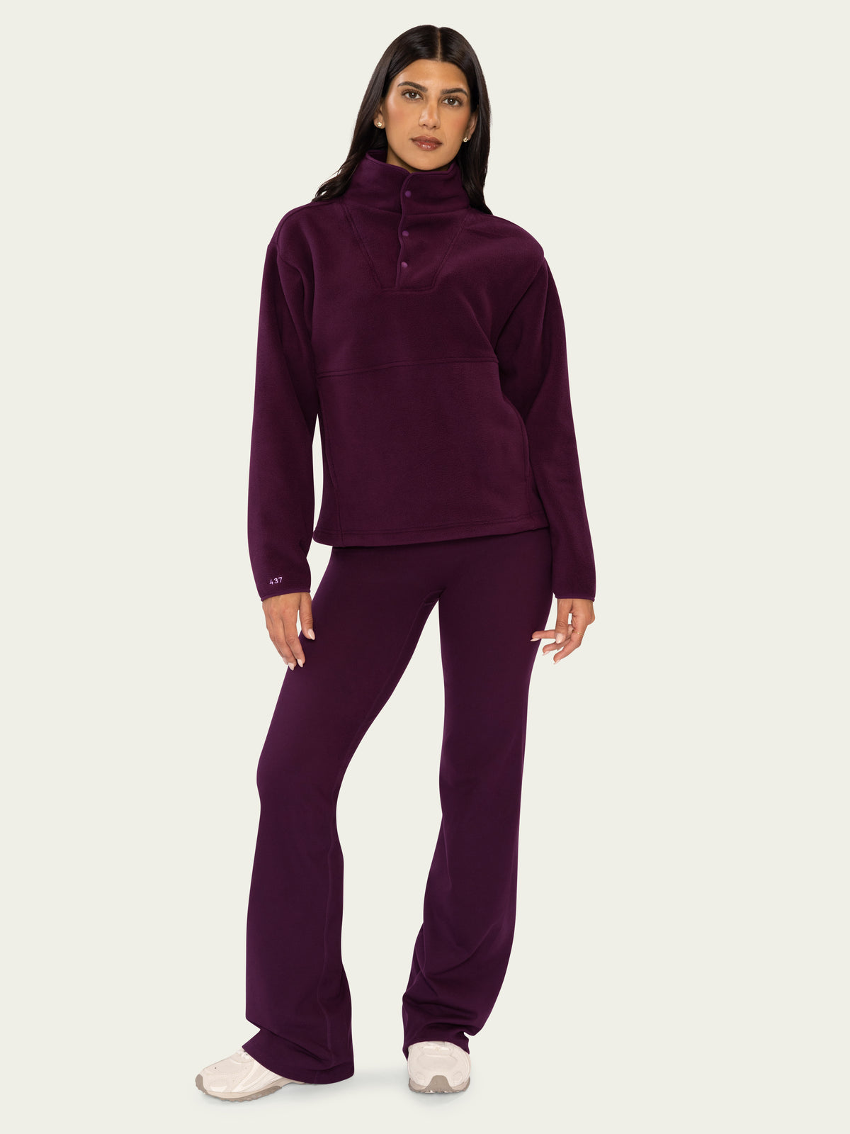 The Teddy Pullover Plum