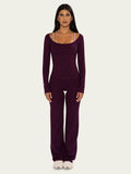 The Scoop Top Plum